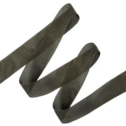 Окантовочная лента-бейка, цвет Тёмно-Серый 22мм (на отрез)  в Электрогорске