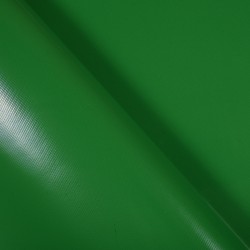 Ткань ПВХ 450 гр/м2, Зелёный (Ширина 160см), на отрез  в Электрогорске