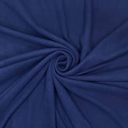 Флис Односторонний 130 гр/м2, цвет Темно-синий (на отрез)  в Электрогорске
