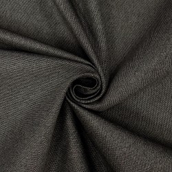 Ткань Рогожка (мебельная), цвет Тёмно-Серый (на отрез)  в Электрогорске