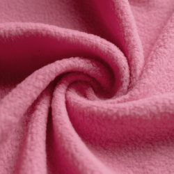 Флис Односторонний 130 гр/м2, цвет Розовый (на отрез)  в Электрогорске
