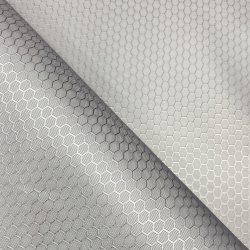 Ткань Оксфорд 300D PU Рип-Стоп СОТЫ, цвет Светло-Серый (на отрез)  в Электрогорске