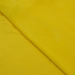 Флис Односторонний 180 гр/м2, Желтый (на отрез)  в Электрогорске