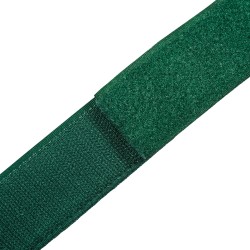 Контактная лента 40мм (38мм)  Зелёный (велькро-липучка, на отрез)  в Электрогорске