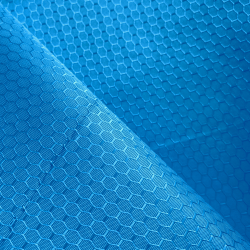 Ткань Оксфорд 300D PU Рип-Стоп СОТЫ, цвет Голубой (на отрез)  в Электрогорске