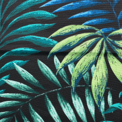 Интерьерная ткань Дак (DUCK), принт &quot;Тропические листья&quot; (на отрез)  в Электрогорске