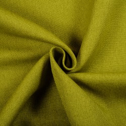 Ткань Рогожка (мебельная), цвет Зелёный (на отрез)  в Электрогорске