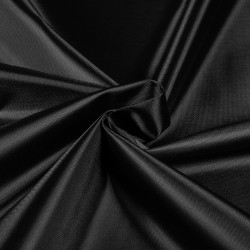 *Ткань Оксфорд 210D PU, цвет Черный (на отрез)  в Электрогорске