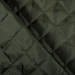 Стеганая подкладочная ткань с синтепоном (100гр/м2),  Хаки   в Электрогорске