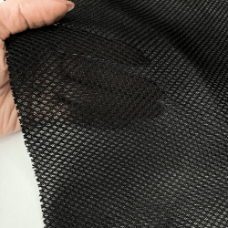 Сетка 3D трехслойная Air mesh 165 гр/м2, цвет Черный (на отрез)  в Электрогорске