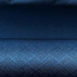 Ткань Блэкаут для штор светозатемняющая 100% &quot;Орнамент Синий&quot; (на отрез)  в Электрогорске